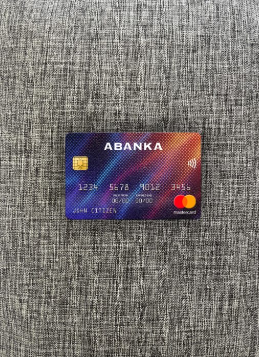 Download Slovenia Abanka d.d bank mastercard photolook front Photoshop template